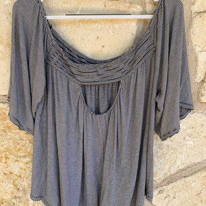 American Eagle Soft & Sexy off the shoulder top